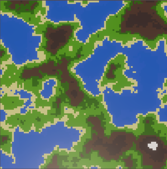 添加颜色的地图